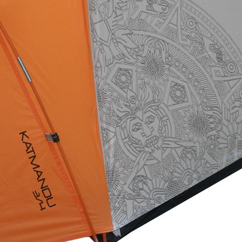 Barraca Camping Katmandu Mosquiteiro 3 a 4 Pessoas Acampamento Azteq