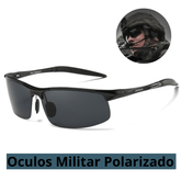 Óculos de Sol Militar Bravo - Polarizados com Proteção UV400, Armação em Alumínio Magnésio, Estilo e Conforto