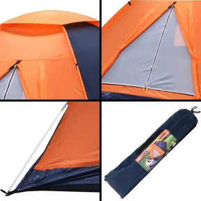 Barraca Camping Panda 4 Pessoas Iglu Impermeável Acampamento Nautika