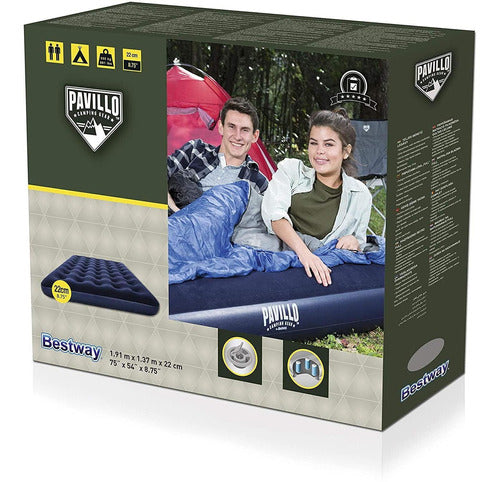 Cama Colchao Inflavel Casal Bestway Pavillo Para Camping