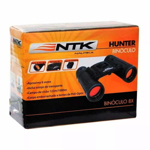 Binóculo Hunter 8x21mm - Ntk Nautika Preto